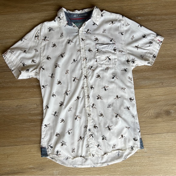 Good Vibes Only Mens Large Button Down - Picture 5 of 5